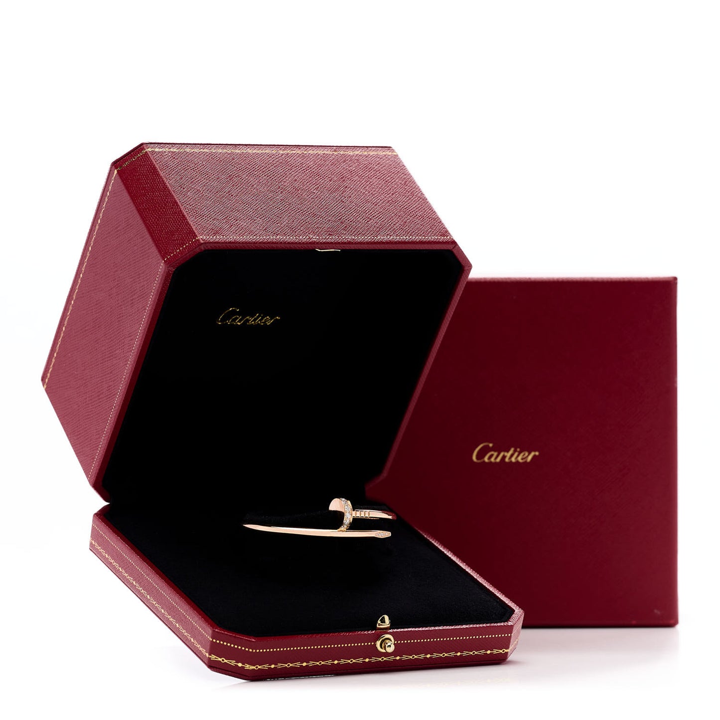18K Pink Gold Diamond Juste Un Clou Bracelet 15