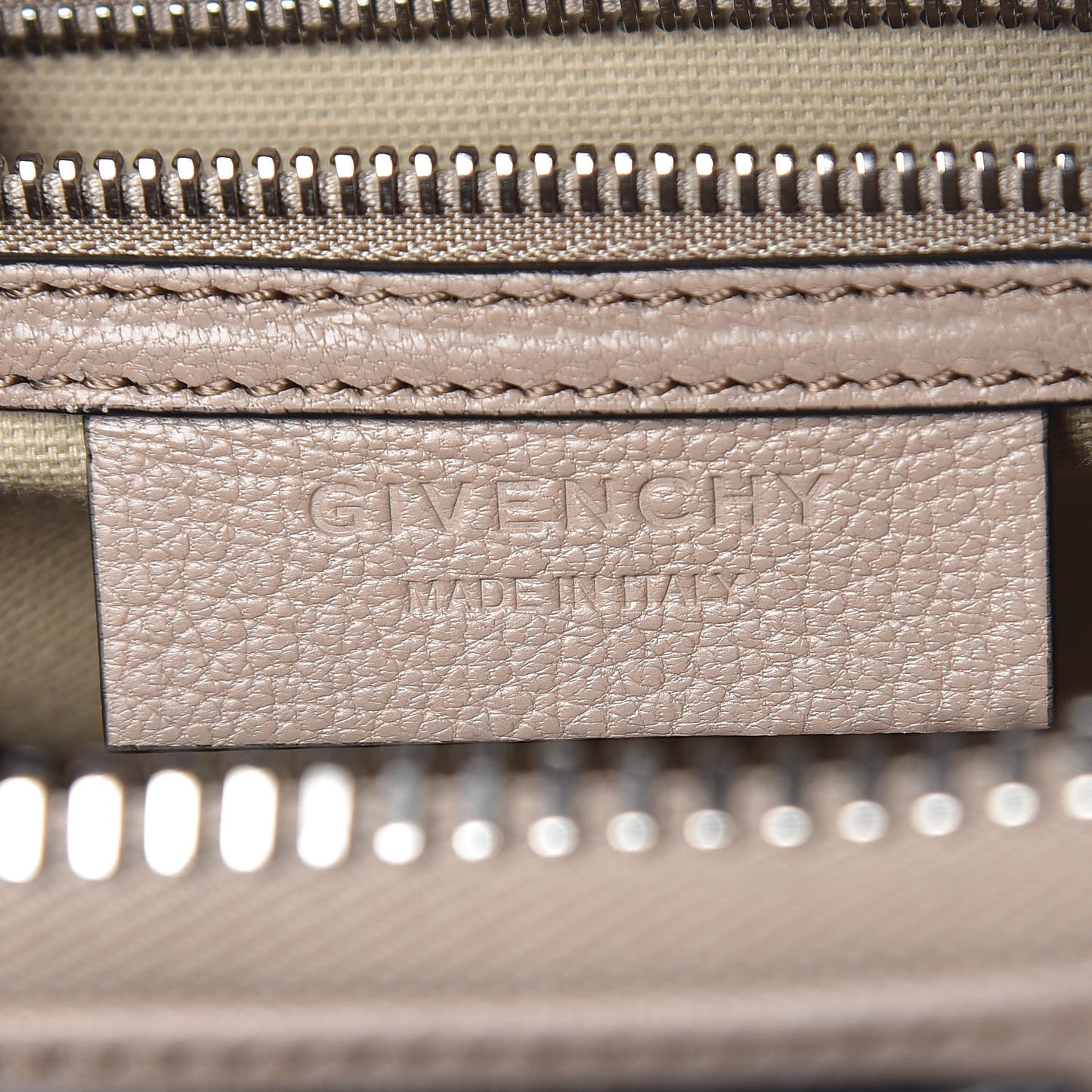 Sugar Goatskin Mini Tri-Color Antigona Linen