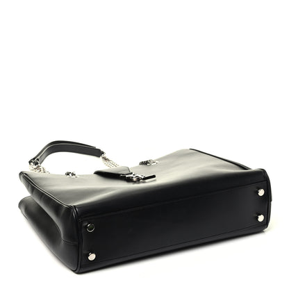 Saint Laurent Calfskin Classic Monogram Shopping Bag Black 3 of 8
