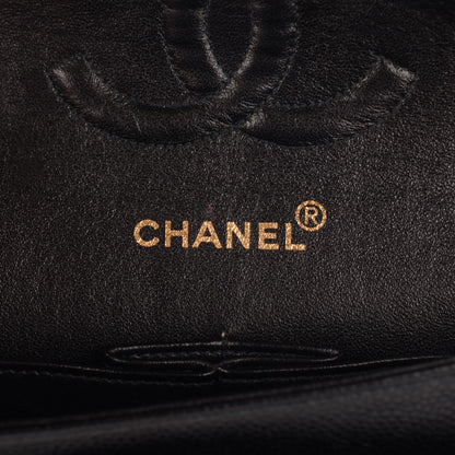 Chanel Caviar Quilted Medium Double Flap Black 7 of 11