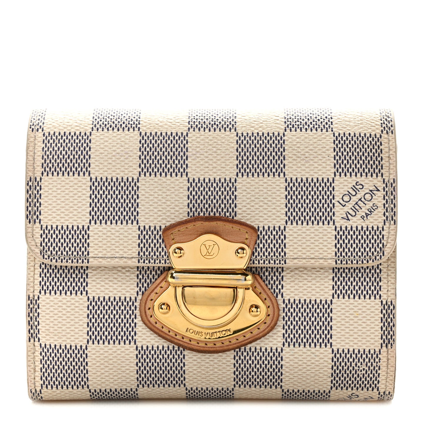 LOUIS VUITTON Damier Azur Joey Wallet