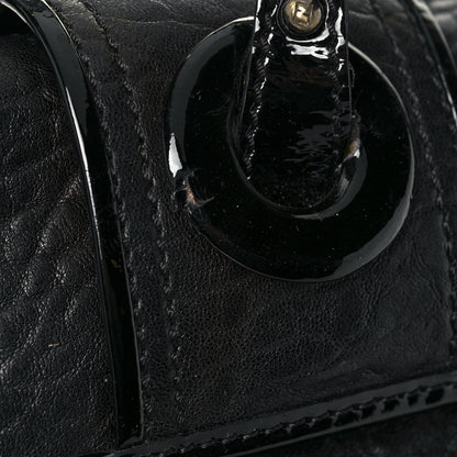 Fendi Nappa Patent Large B Bag Black 26 of 28