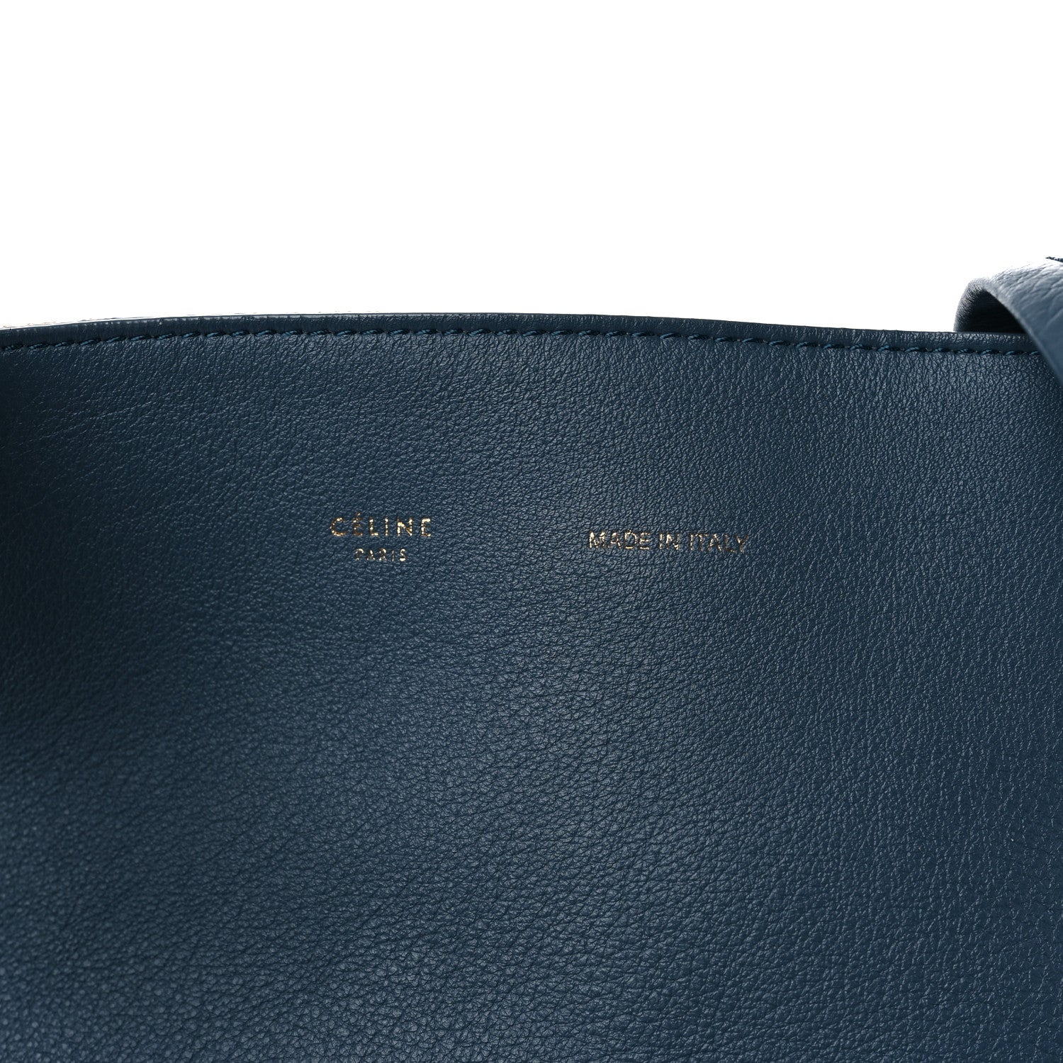 Celine Grained Calfskin Small Horizontal Cabas Phantom Slate 11 of 11