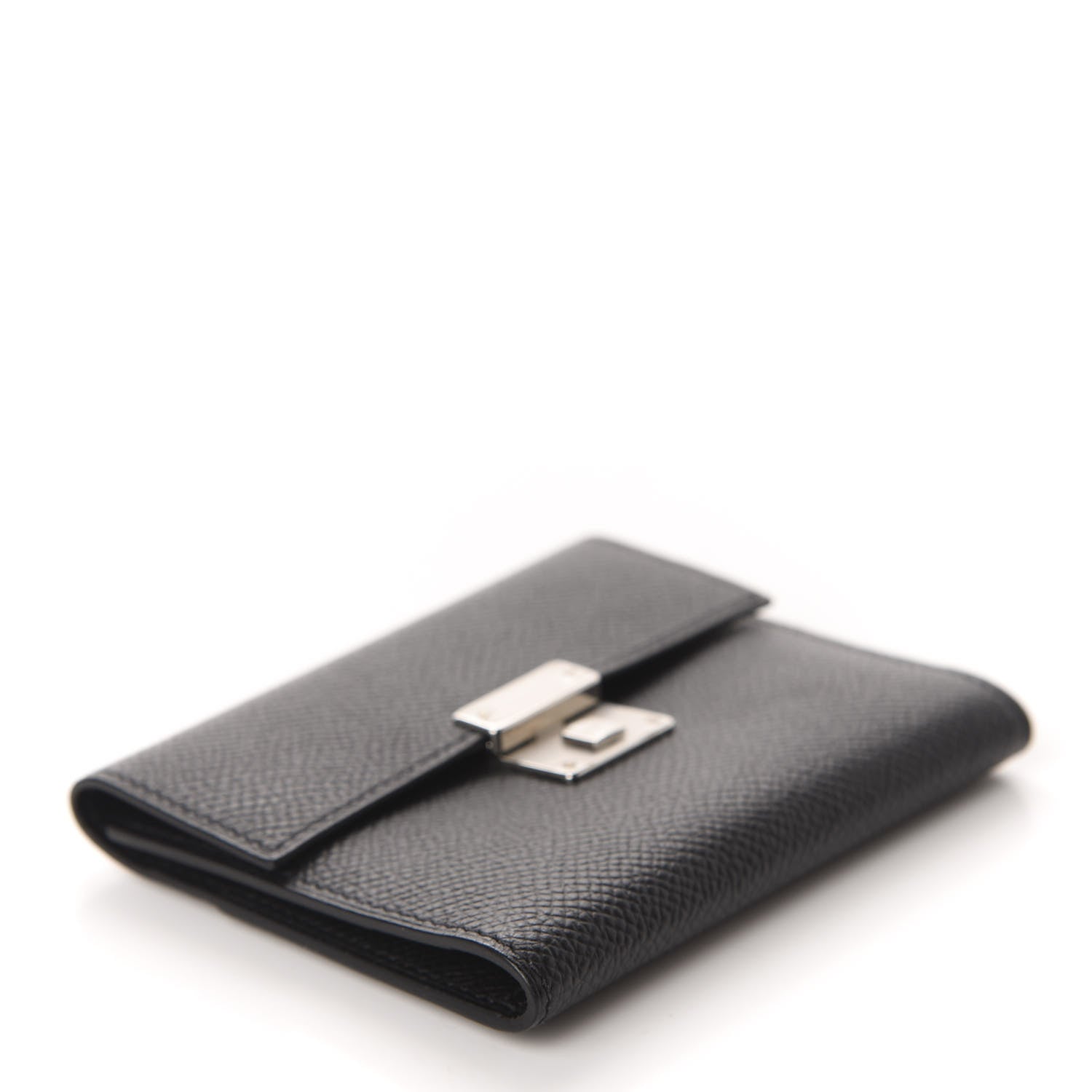 Hermes Epsom Clic Mini Card Holder Black 4 of 7