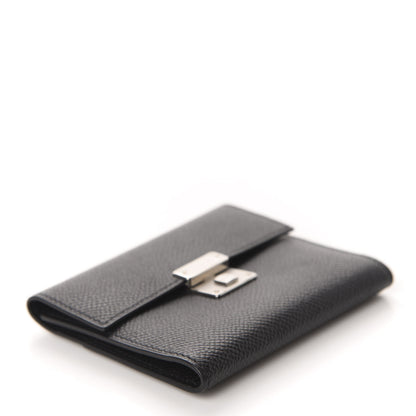 Hermes Epsom Clic Mini Card Holder Black 4 of 7