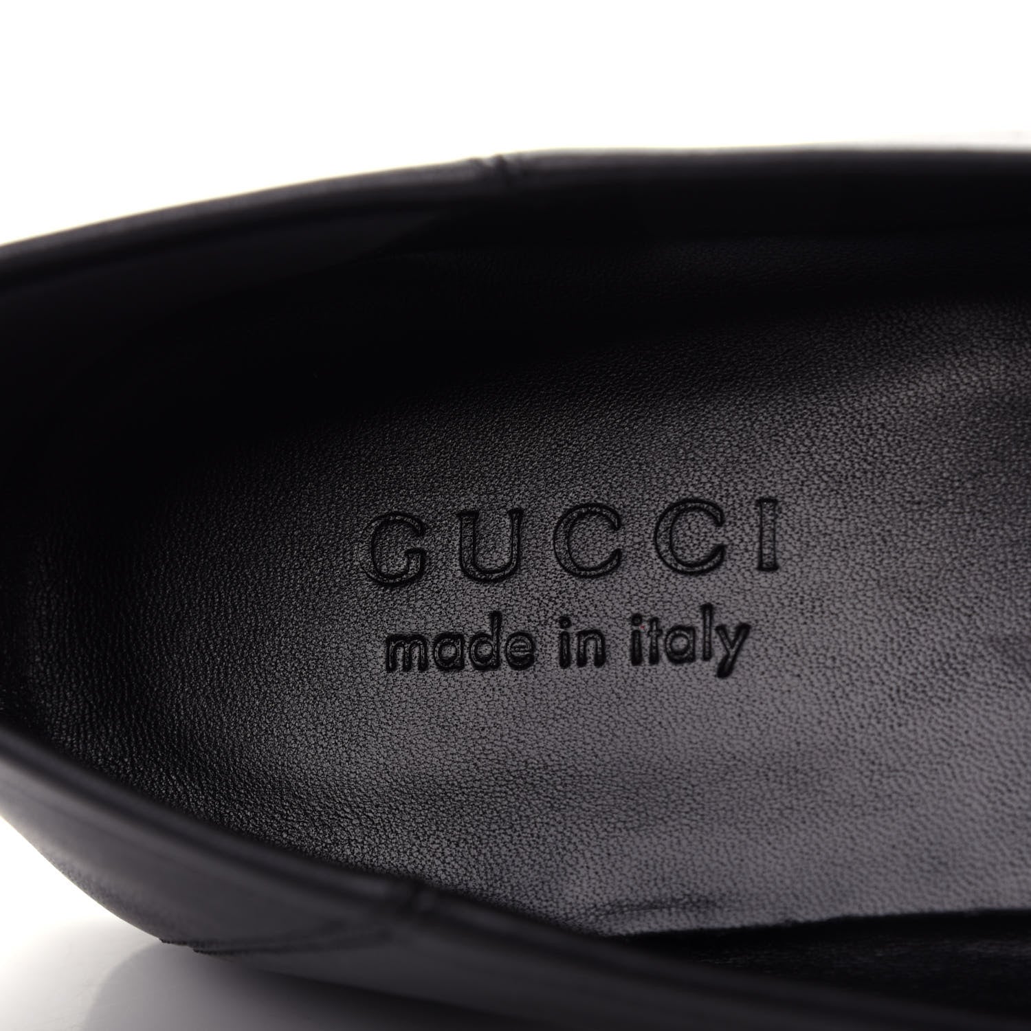 Gucci Goatskin Tiger Embroidered Mens Horsebit Loafers 8.5 Black 8 of 11