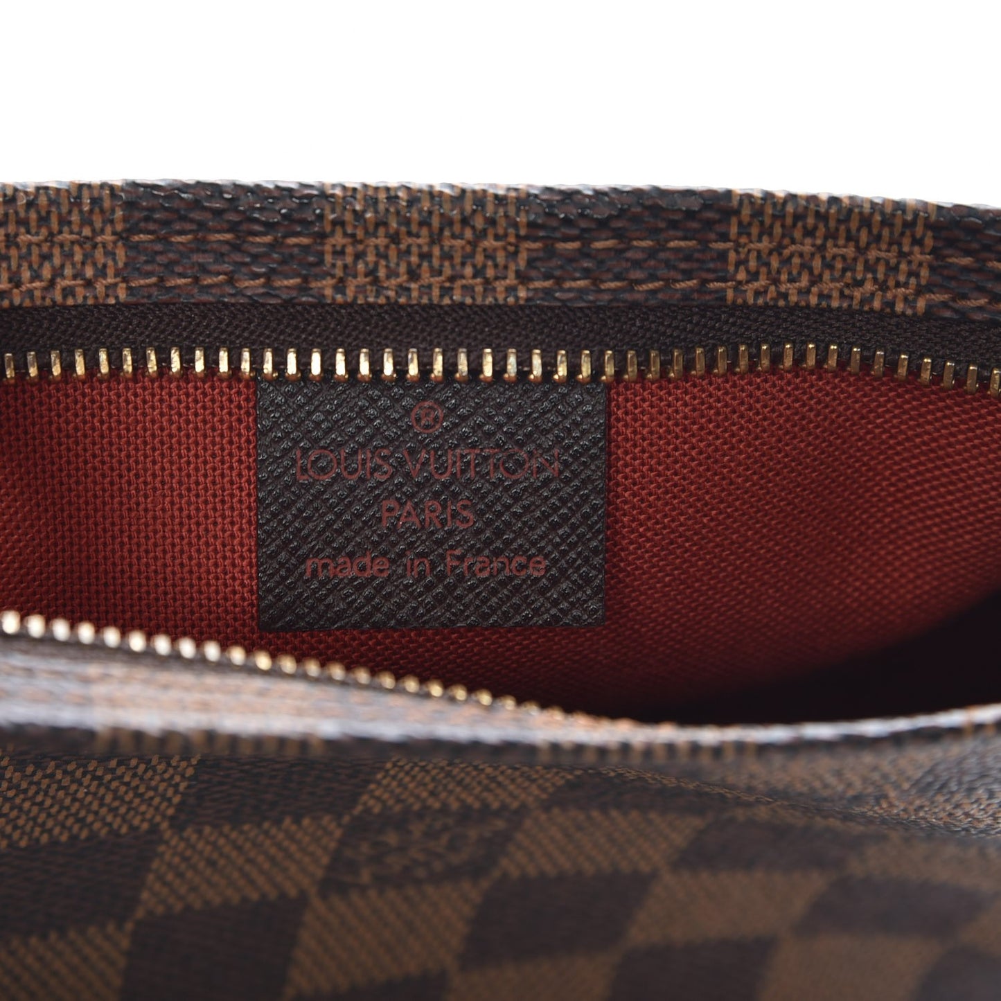 Damier Ebene Trousse Make Up Bag Pochette