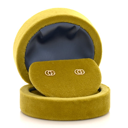 Gucci 18K Yellow Gold Running G Stud Earrings 5 of 5