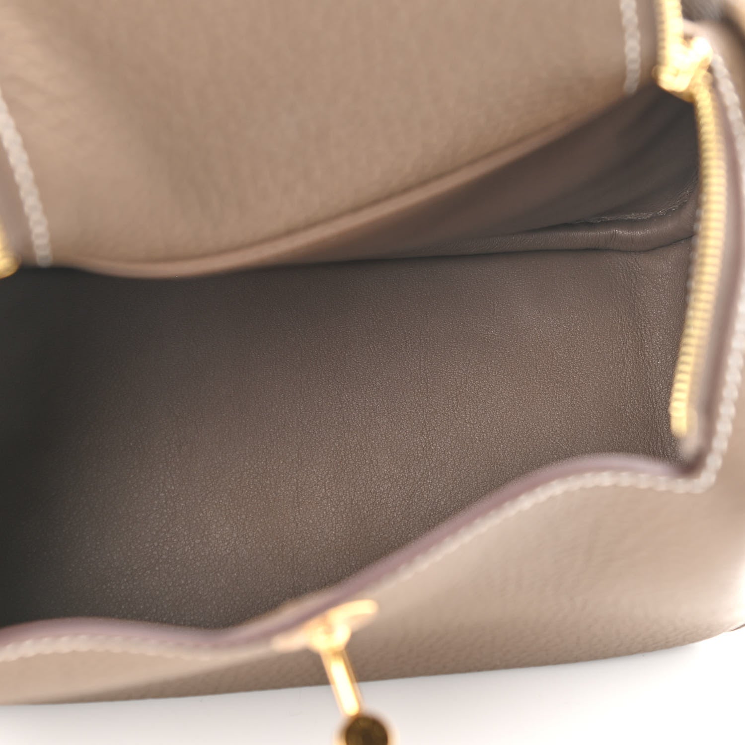 Hermes Taurillon Clemence Mini Lindy 20 Etoupe 5 of 11