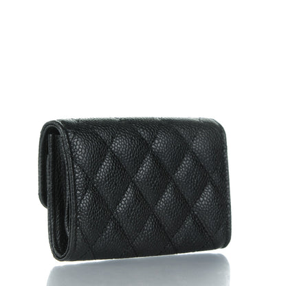 Chanel Caviar Quilted Flap Card Holder Black 3 of 8