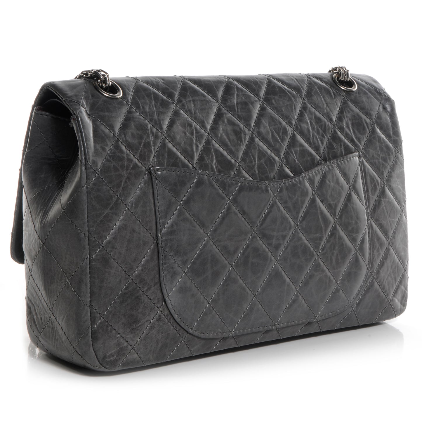 Aged Calfskin 50th Anniversary 2.55 Reissue 227 Flap Grey
