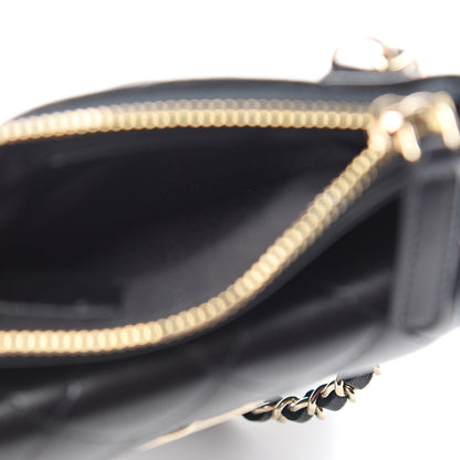 Chanel Lambskin Quilted CC Phone Holder Black 4 of 10