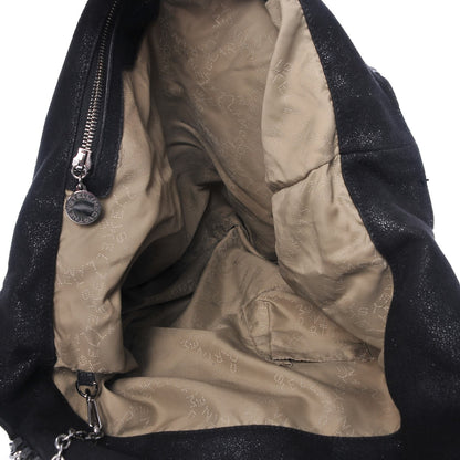 Stella McCartney Shaggy Deer Big Falabella Tote Black 7 of 9
