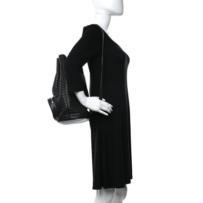 Celine Calfskin Quilted Medium C Backpack Black 2 of 11