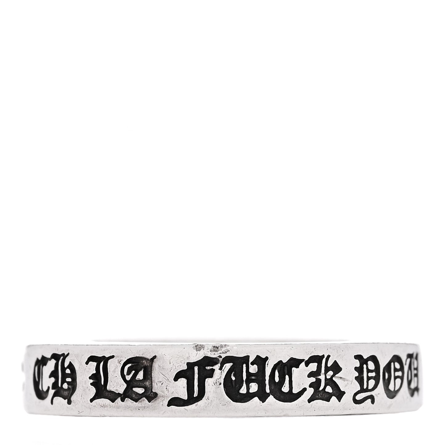 Sterling Silver CH LA Fck You Spacer Ring 41 2