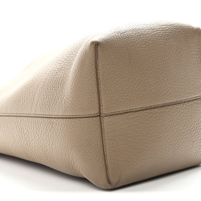 The Row Grained Calfskin Medium N/S Park Tote Dark Taupe 12 of 13