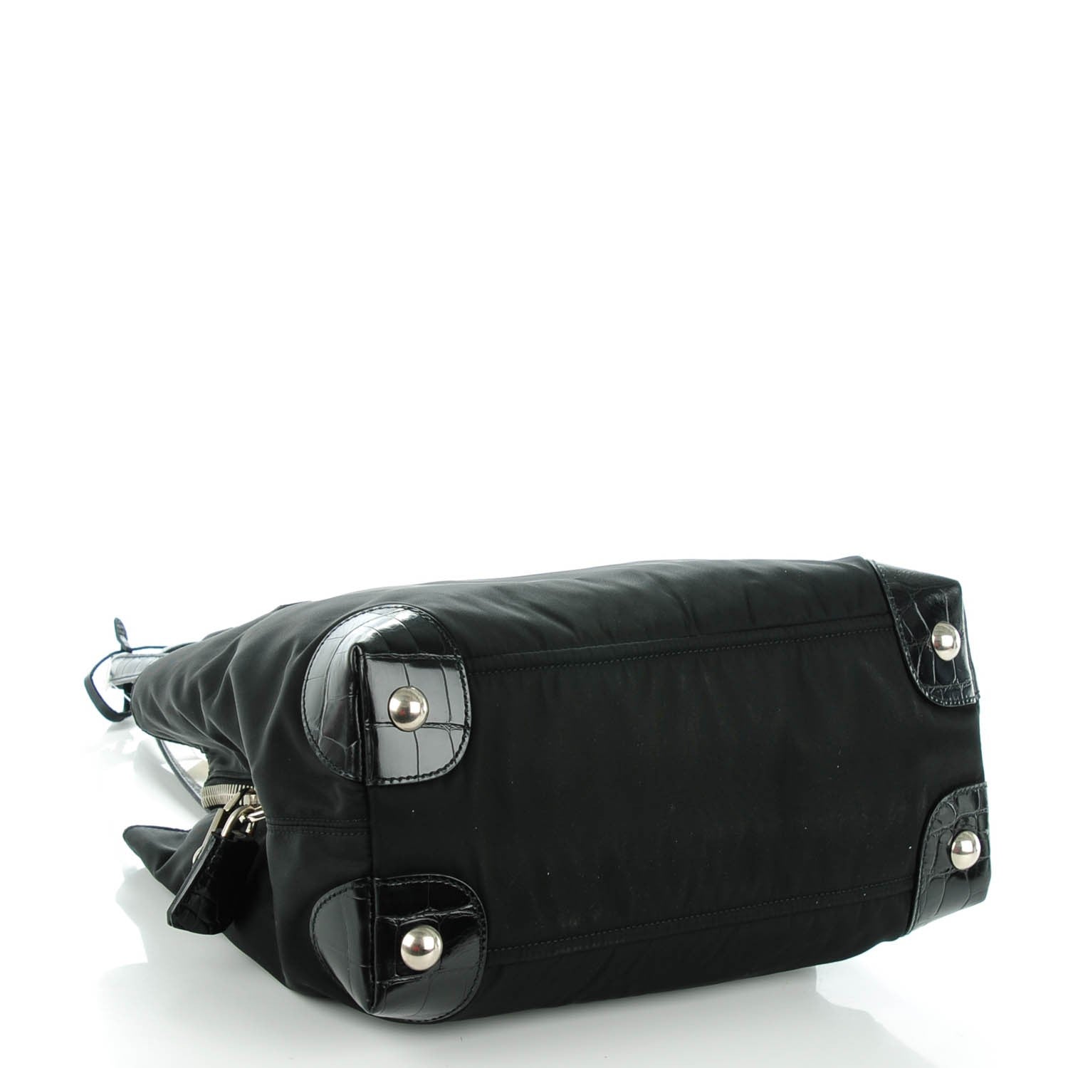 Prada Tessuto Nylon Tote Nero Black 4 of 10