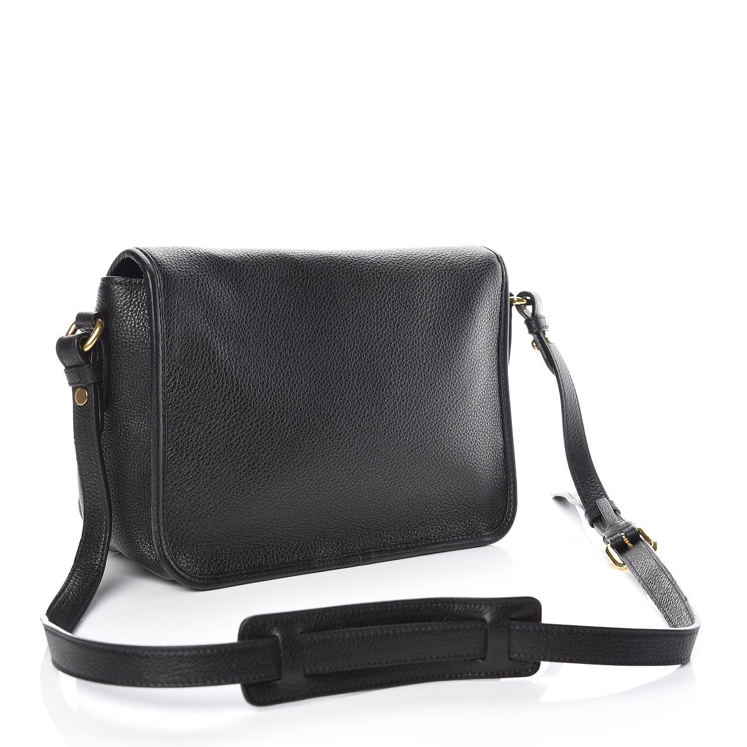 Prada Vitello Phenix Crossbody Bag Black 3 of 9