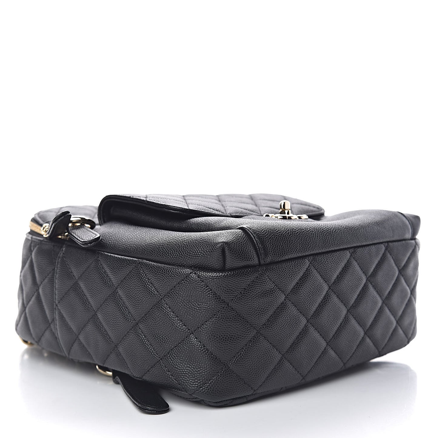 Caviar Quilted Large CC Day Backpack Black