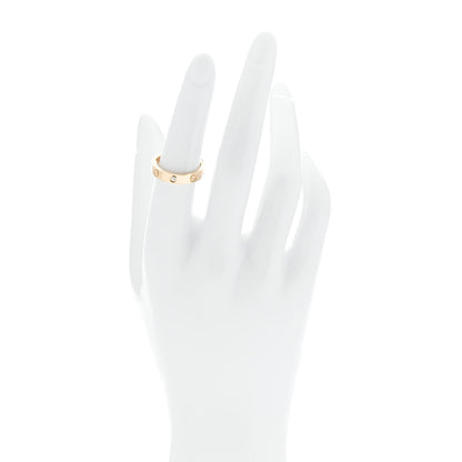 Cartier 18K Yellow Gold Diamond 4mm LOVE Wedding Band Ring 53 6.25 2 of 4