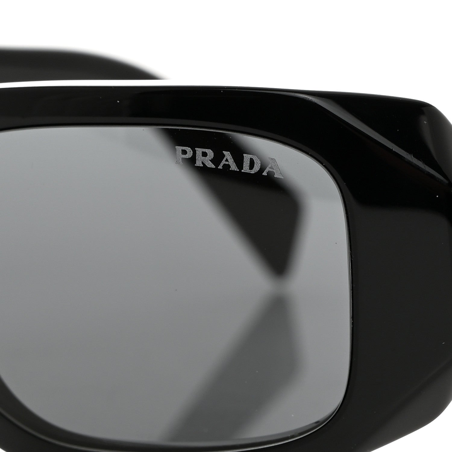 Prada Acetate Symbole Sunglasses SPR 17W Black 7 of 7