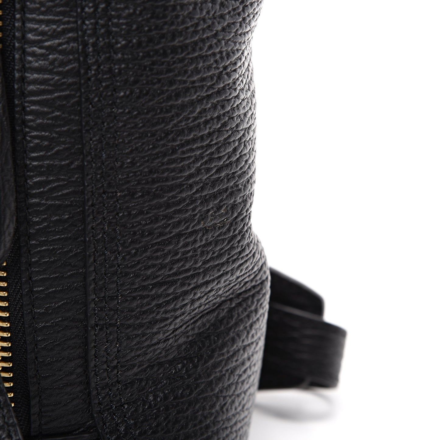 3.1 Textured Calfskin Medium Pashli Satchel Black