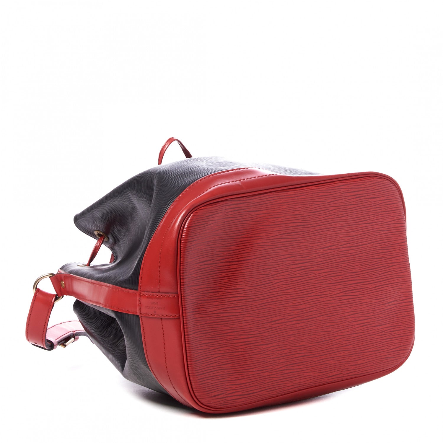 Louis Vuitton Epi Bi-Color Noe Castillan Red Black 3 of 9