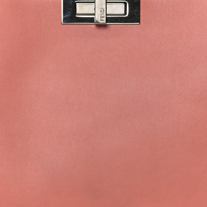 Fendi Vitello Tahiti Burro Large Peekaboo Iconic Essentially Satchel Macaron Foresta 7 of 11
