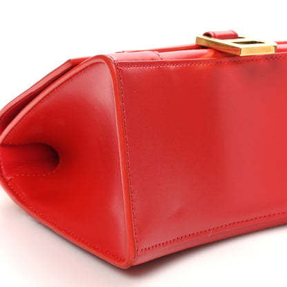 Balenciaga Shiny Box Calfskin Small Hourglass Top Handle Bag Bright Red 9 of 11