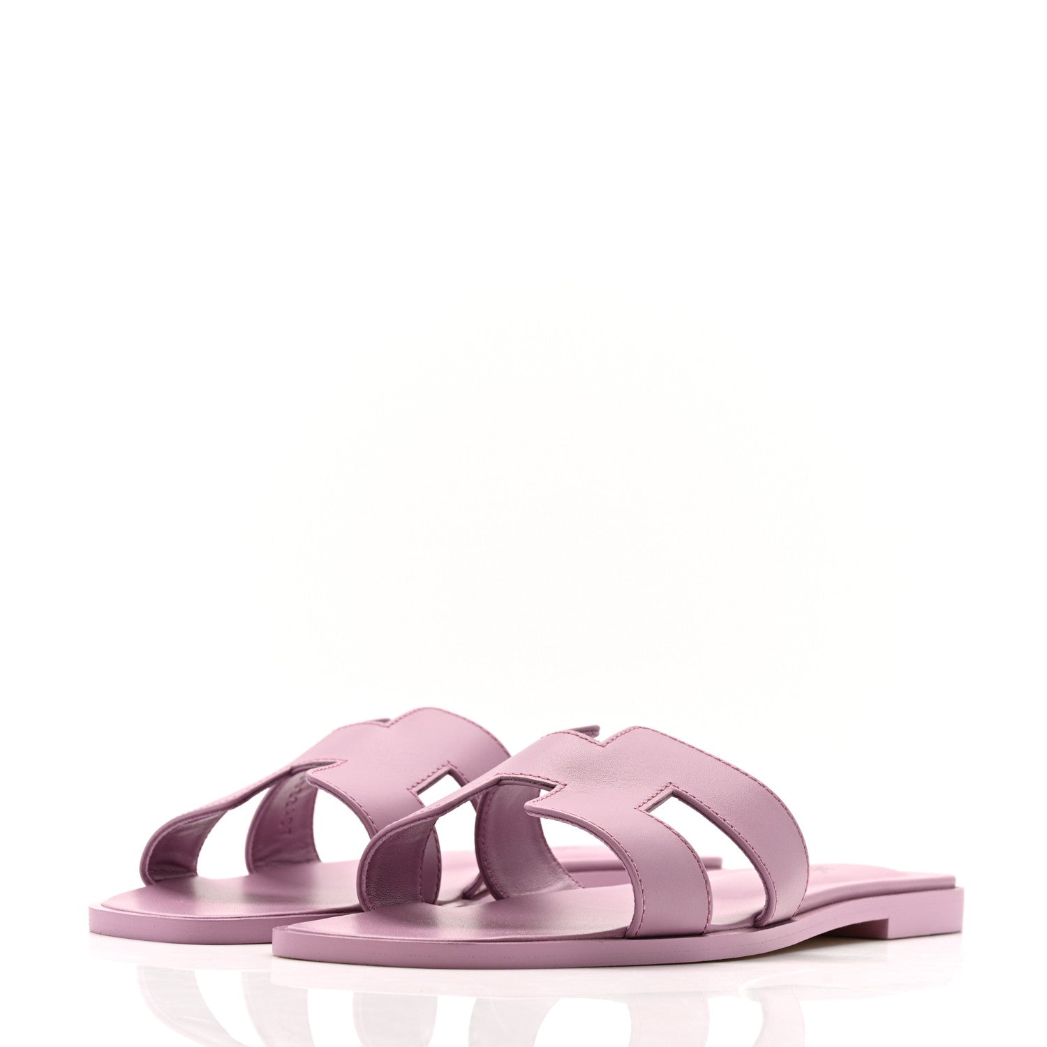 Hermes Calfskin Oran Sandals 40 Bruyère 4 of 9