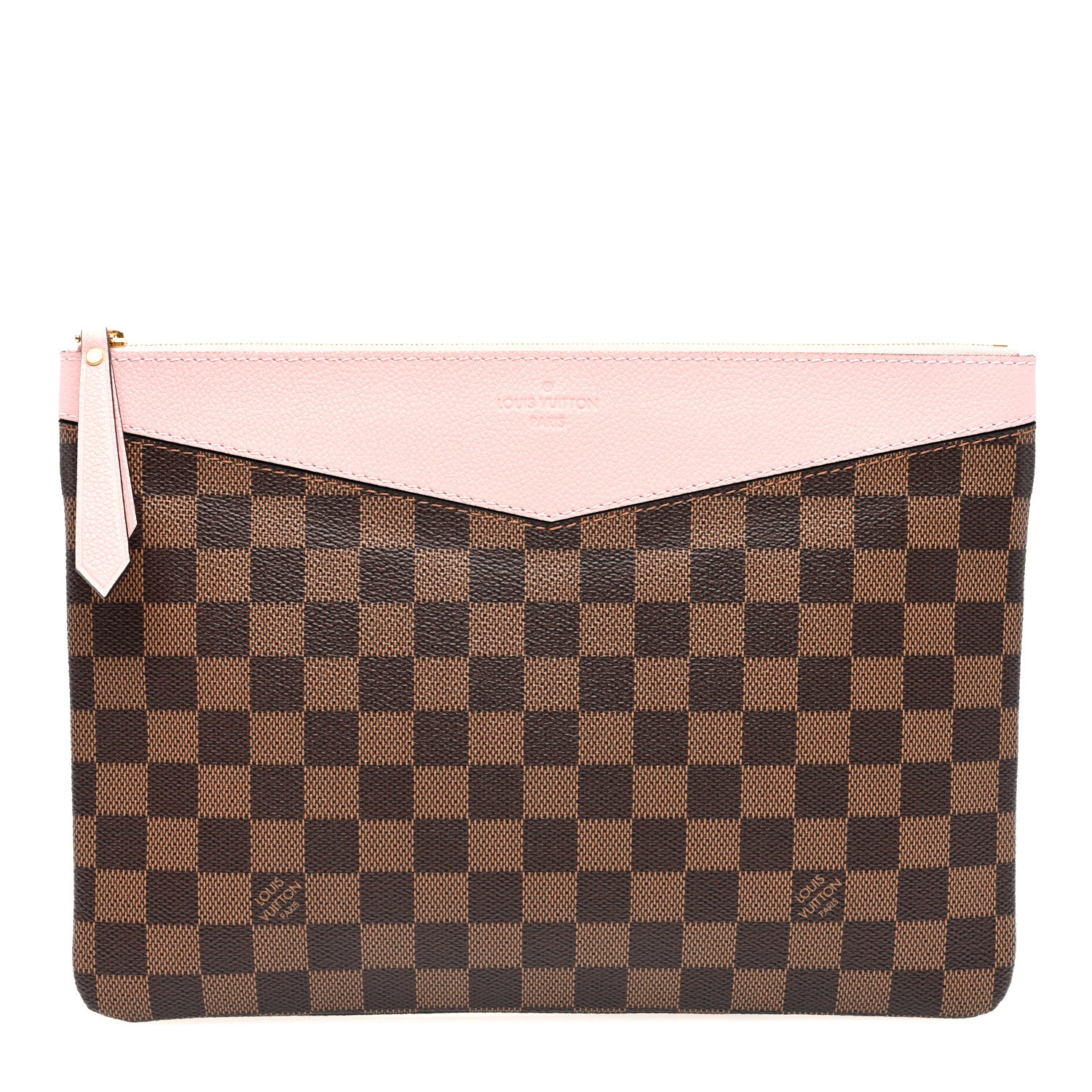 Louis Vuitton Damier Ebene Daily Pouch Rose Poudre 1 of 7