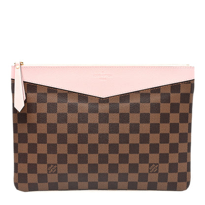Louis Vuitton Damier Ebene Daily Pouch Rose Poudre 1 of 7