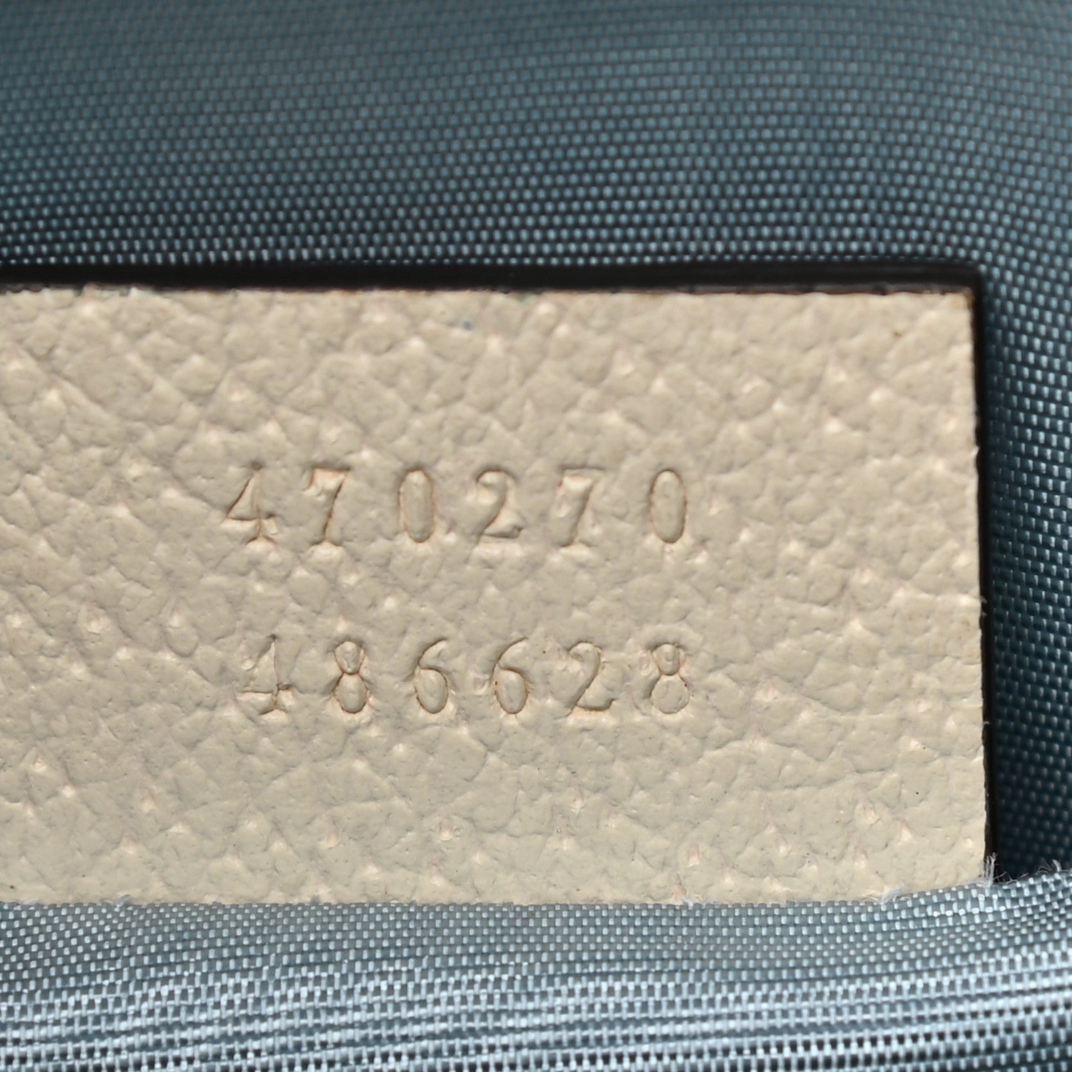 Gucci Textured Calfskin Bee Star Print Mini Sylvie Top Handle Bag Mystic White 7 of 14