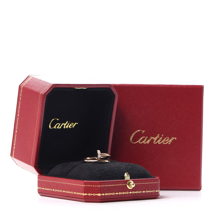 Cartier 18K Pink Gold Diamond Juste Un Clou Ring 53 6.25 6 of 6
