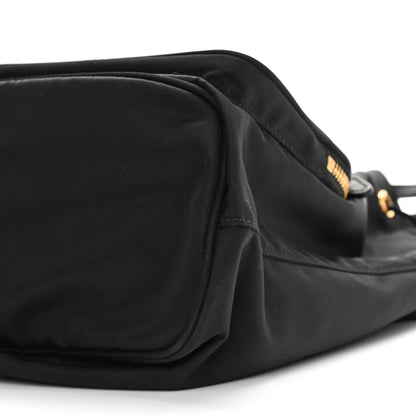 Prada Re-Nylon Duet Drawstring Shoulder Bag Black 10 of 10