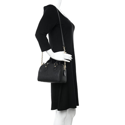 Louis Vuitton Empreinte Monogram Giant Speedy Bandouliere 20 Black 2 of 12