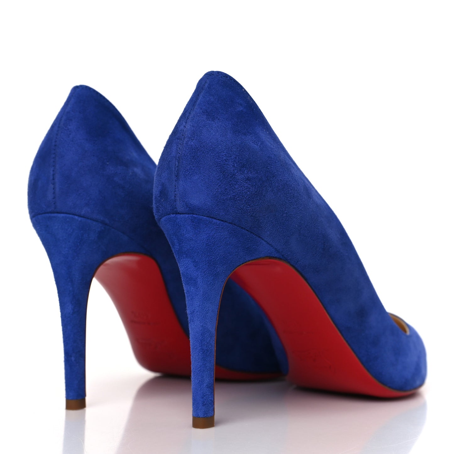 Suede Pigalle 85 Pumps 40.5 Metal Blue
