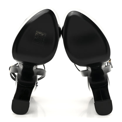 Saint Laurent Patent Jodie 95 Platform Sandals 38.5 Black 6 of 10