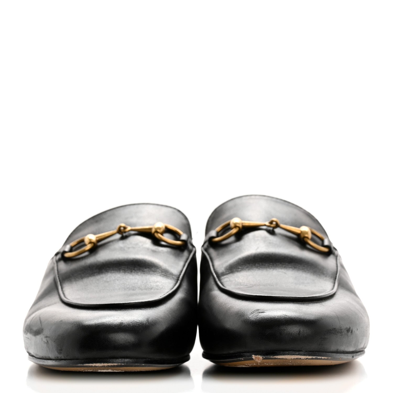 Gucci Calfskin Womens Princetown Slippers 38 Black 3 of 12