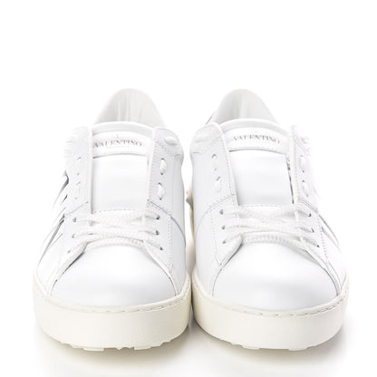 Valentino Garavani Calfskin VLTN Rockstud Open Sneakers 39.5 White 2 of 6