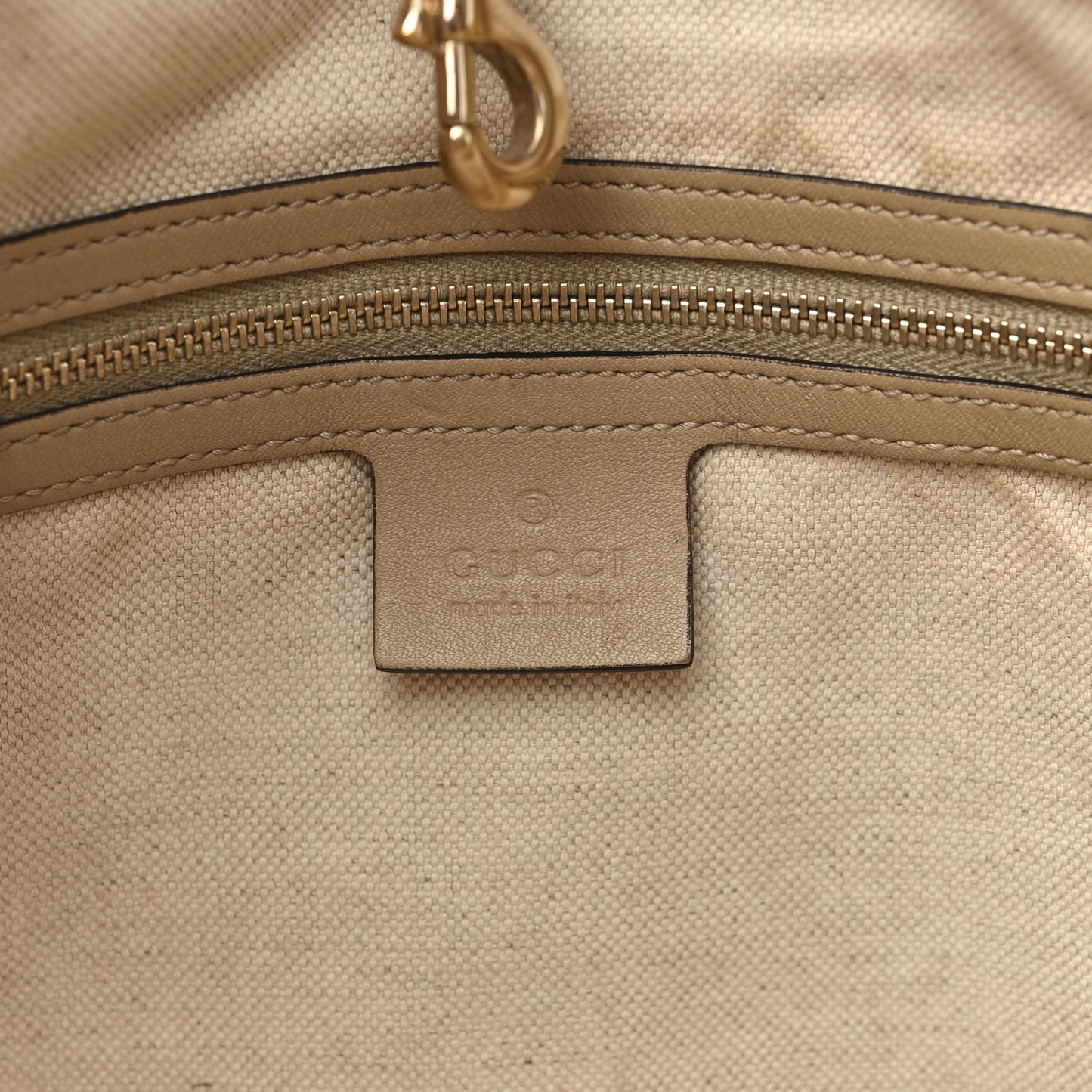 GG Supreme Monogram Medium Nice Tote Beige