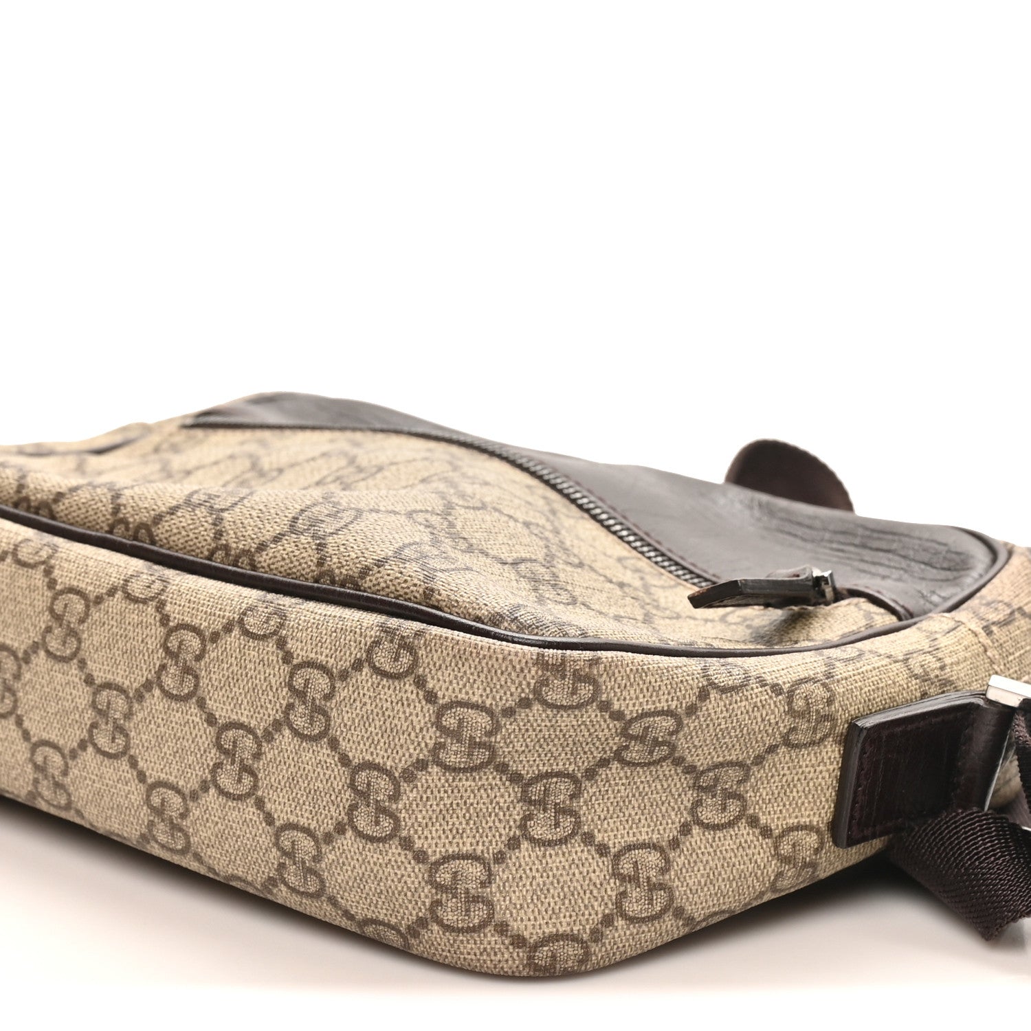 Gucci GG Plus Monogram Shoulder Bag Dark Brown 10 of 10