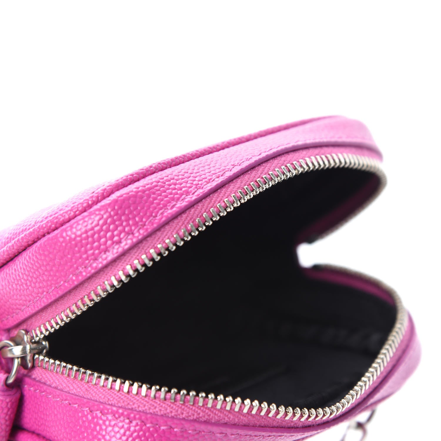 Saint Laurent Grain De Poudre Matelasse Monogram Baby Lou Camera Bag Electric Fuxia 5 of 11