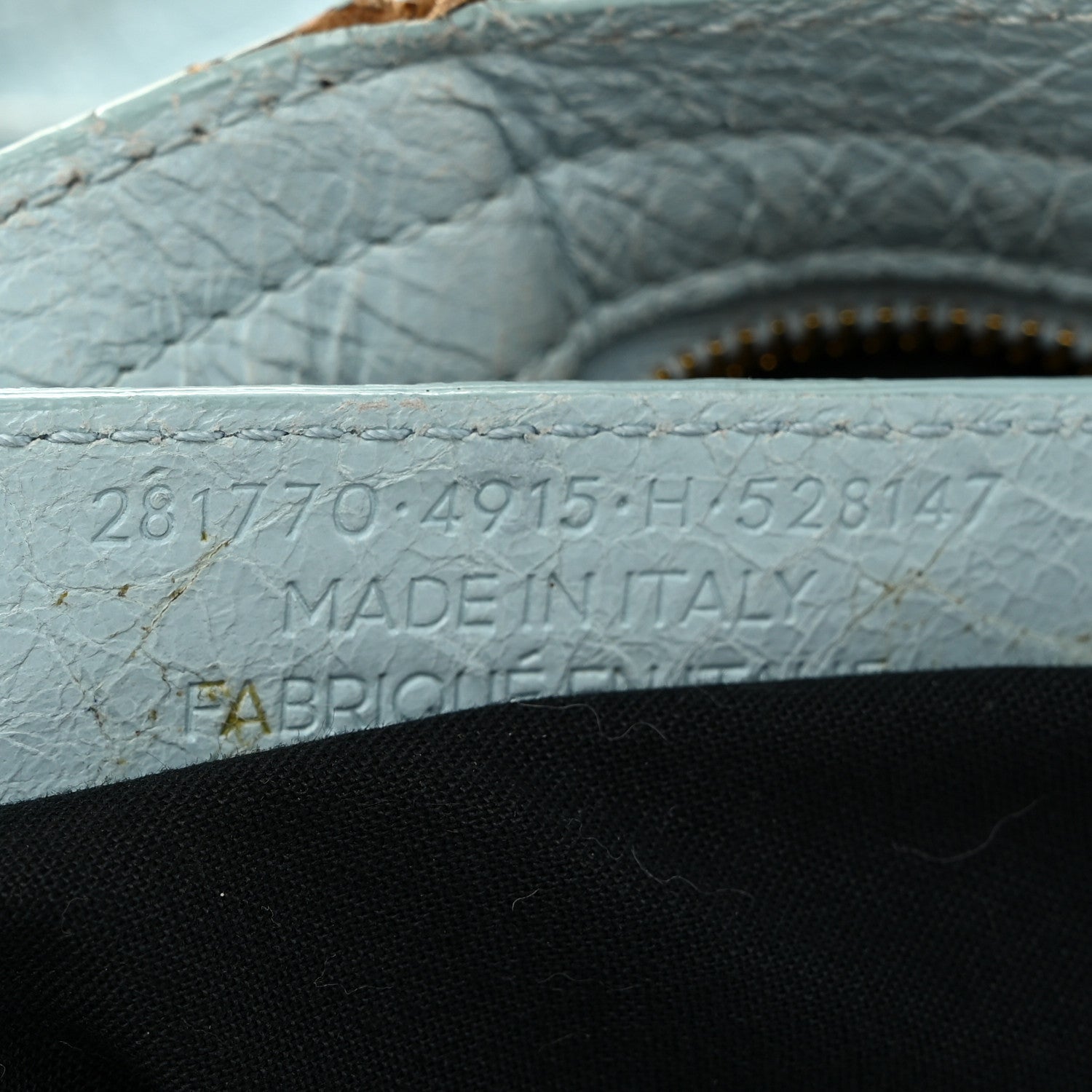 Balenciaga Agneau Giant 12 Gold Hardware City Bleu Dragee 8 of 13
