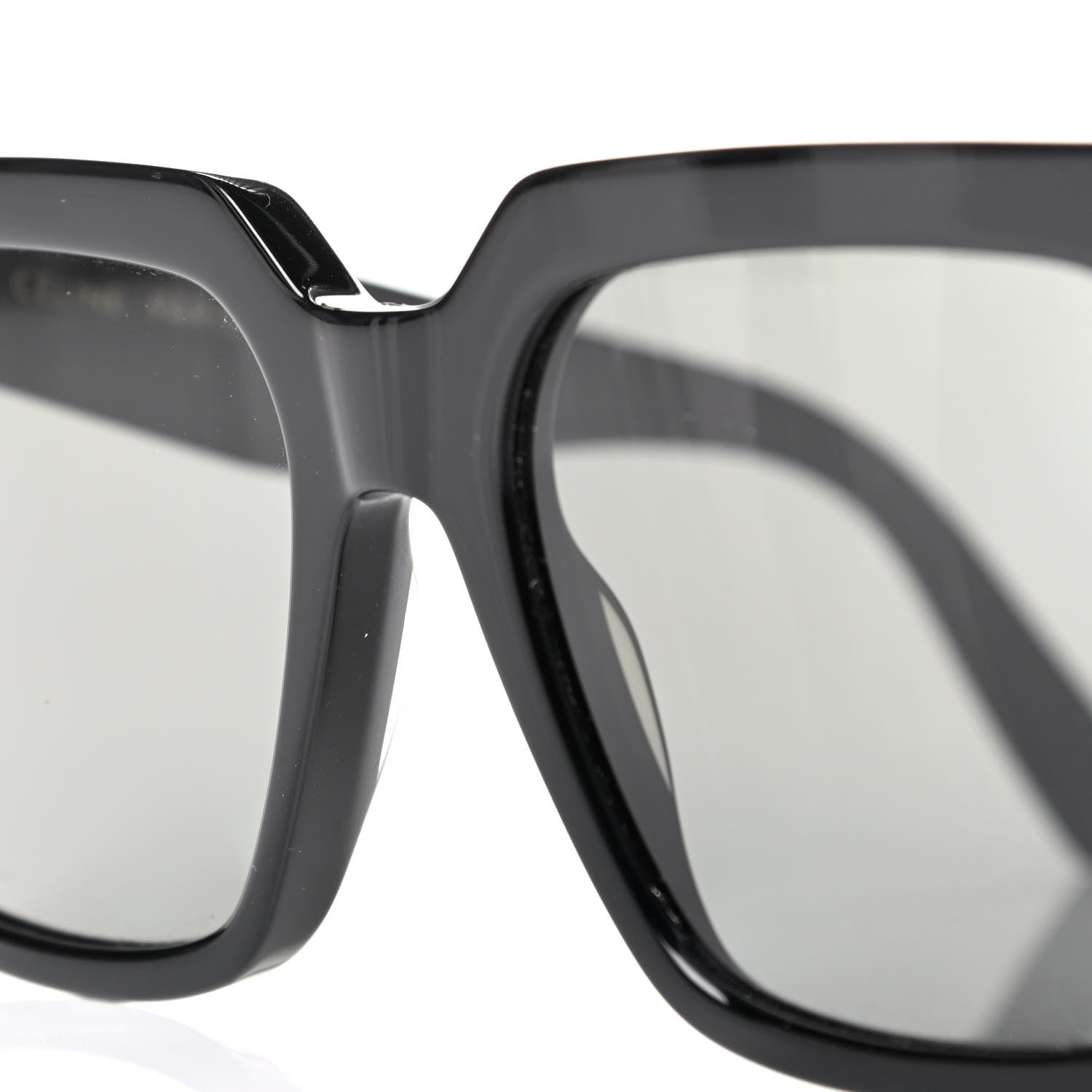 Celine Acetate Polarized Oversized Sunglasses CL4055IN Black 5 of 5