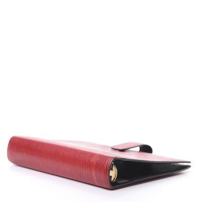 Louis Vuitton Epi Medium Ring Agenda Cover Rouge 4 of 10