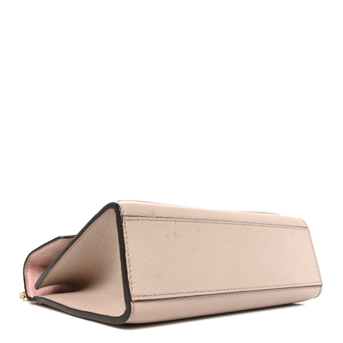 Soft Calfskin Mylockme Chain Bag BB Greige