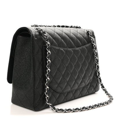 Chanel Caviar Quilted Maxi Double Flap Black 3 of 10