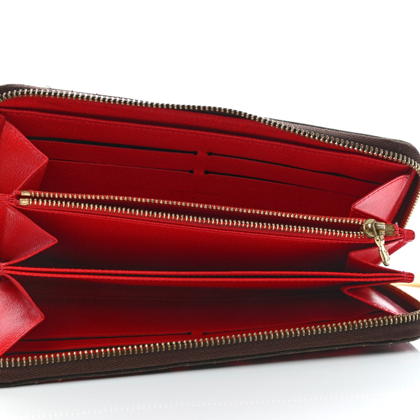 Monogram Kusama Pumpkin Dots Zippy Wallet Red