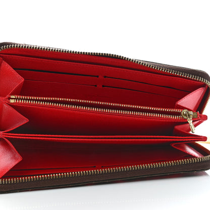 Louis Vuitton Monogram Kusama Pumpkin Dots Zippy Wallet Red 5 of 12